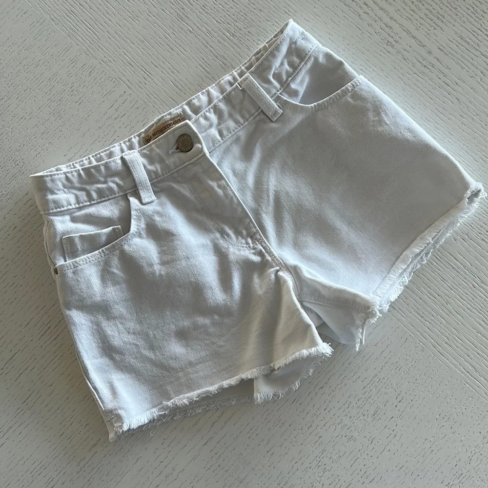 ๐ผ NEXT - Girls White Denim Shorts ๐ผ - Picture 2 of 7